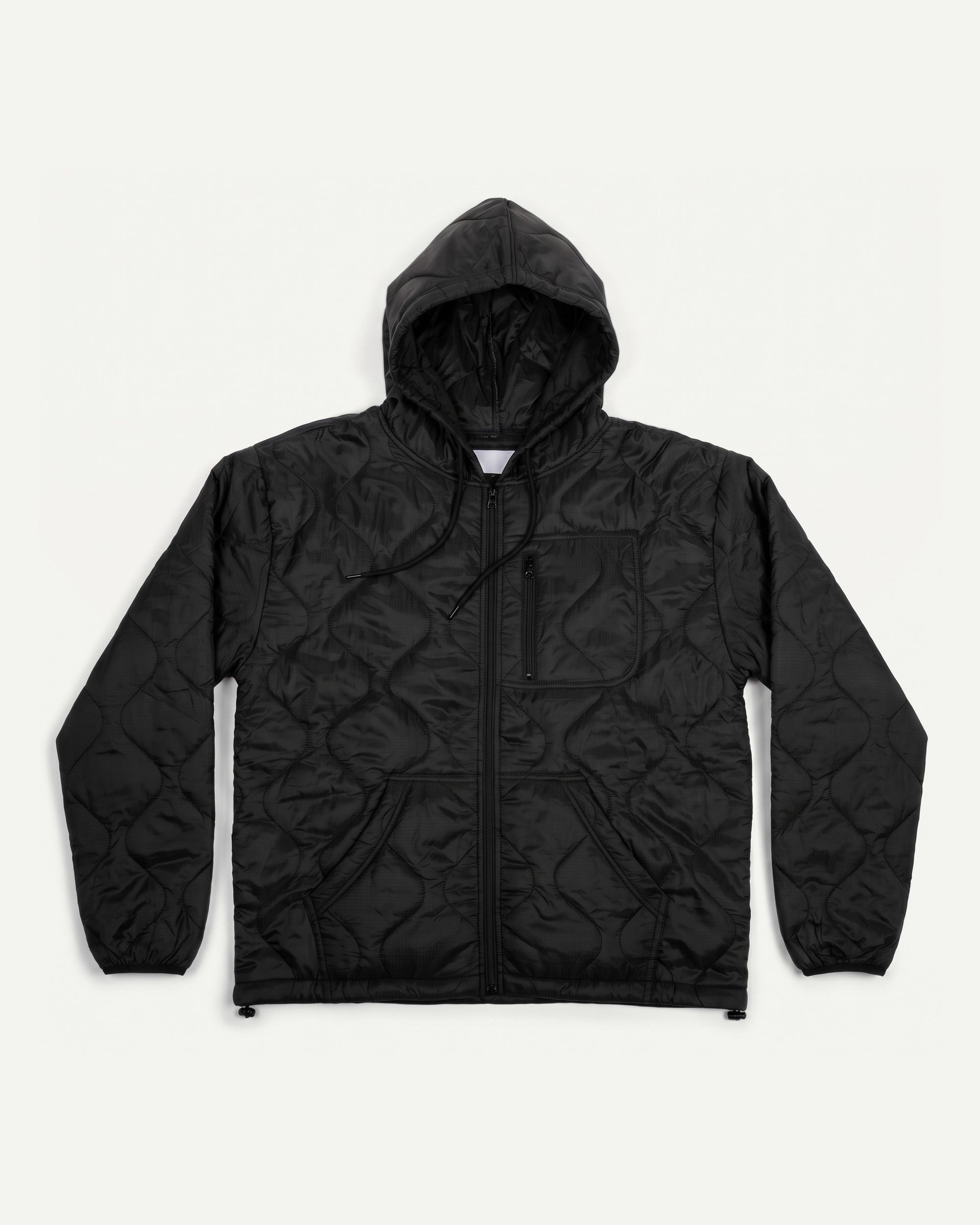Black Woobie Jacket 2.0, front view