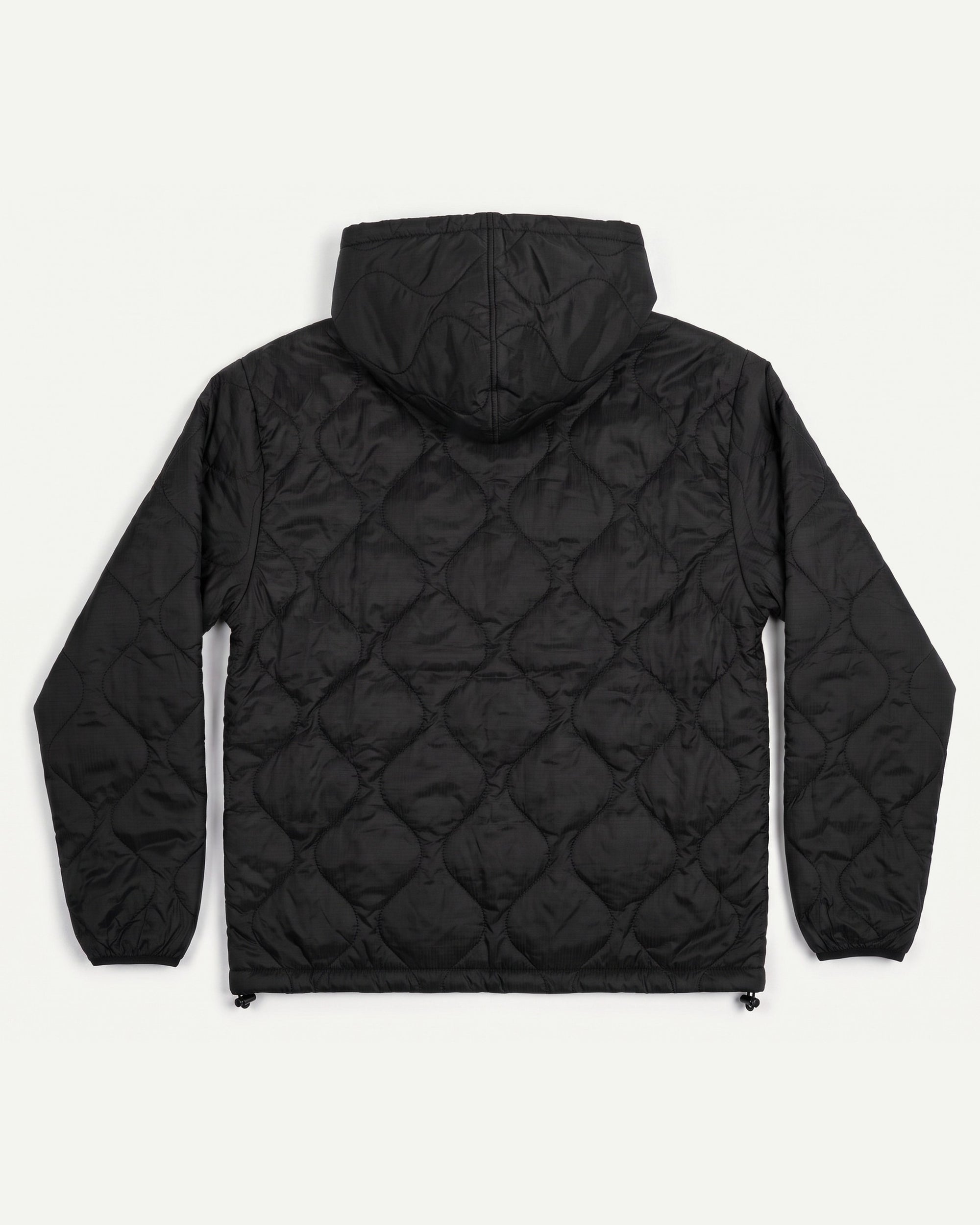 Black Woobie Jacket 2.0, back view