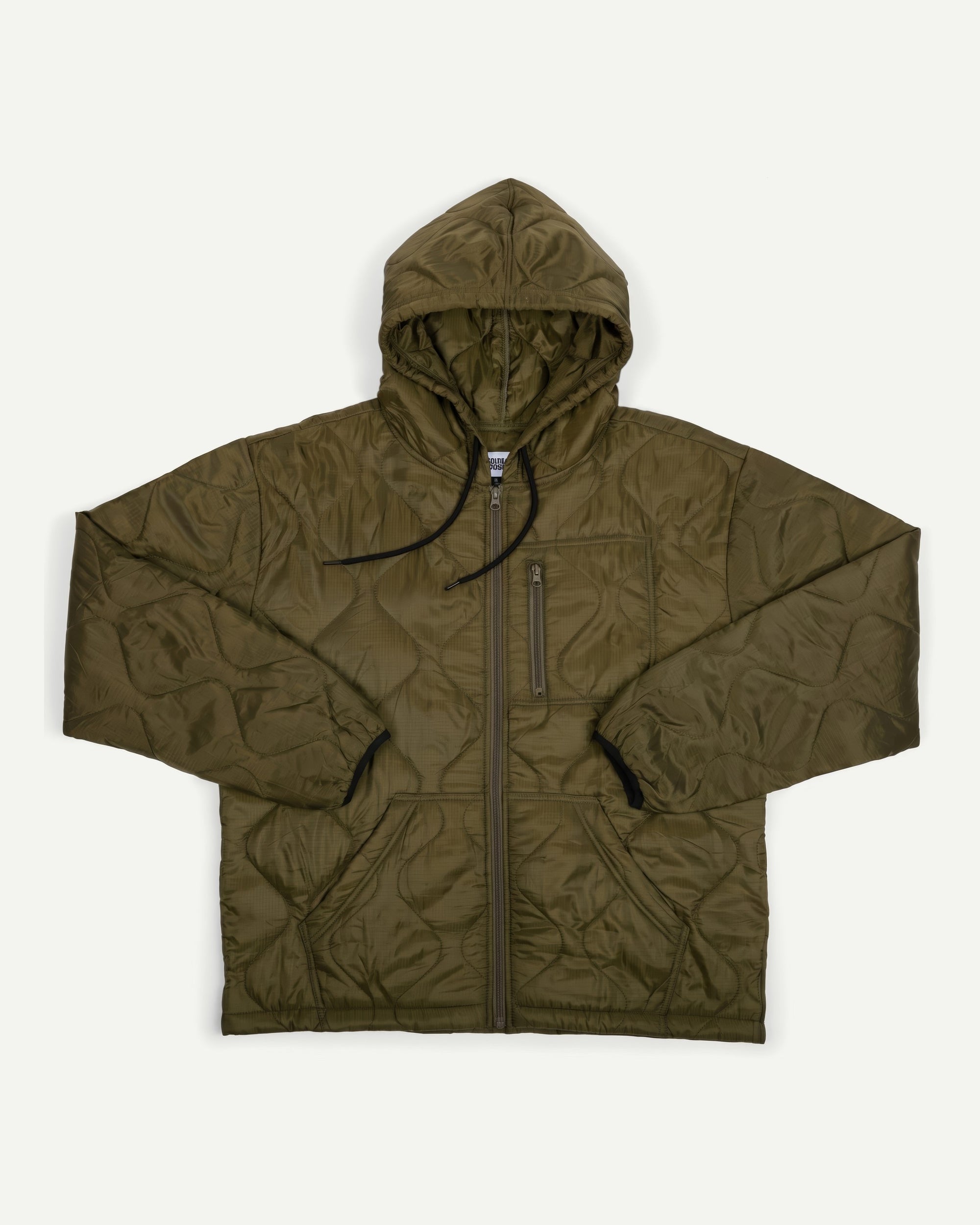 Ranger Green Woobie Jacket 2.0, front view