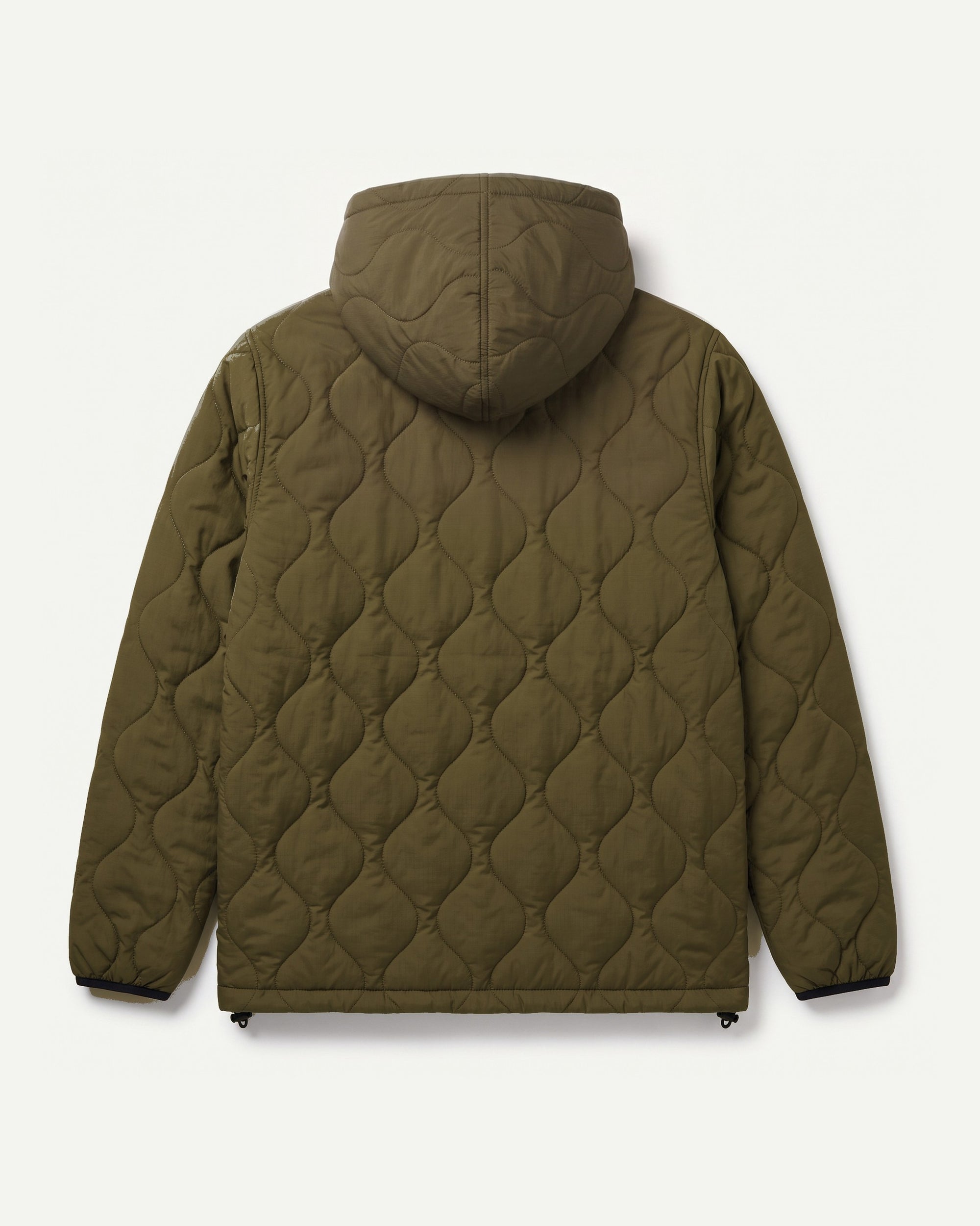 Ranger Green Woobie Jacket 2.0, back view