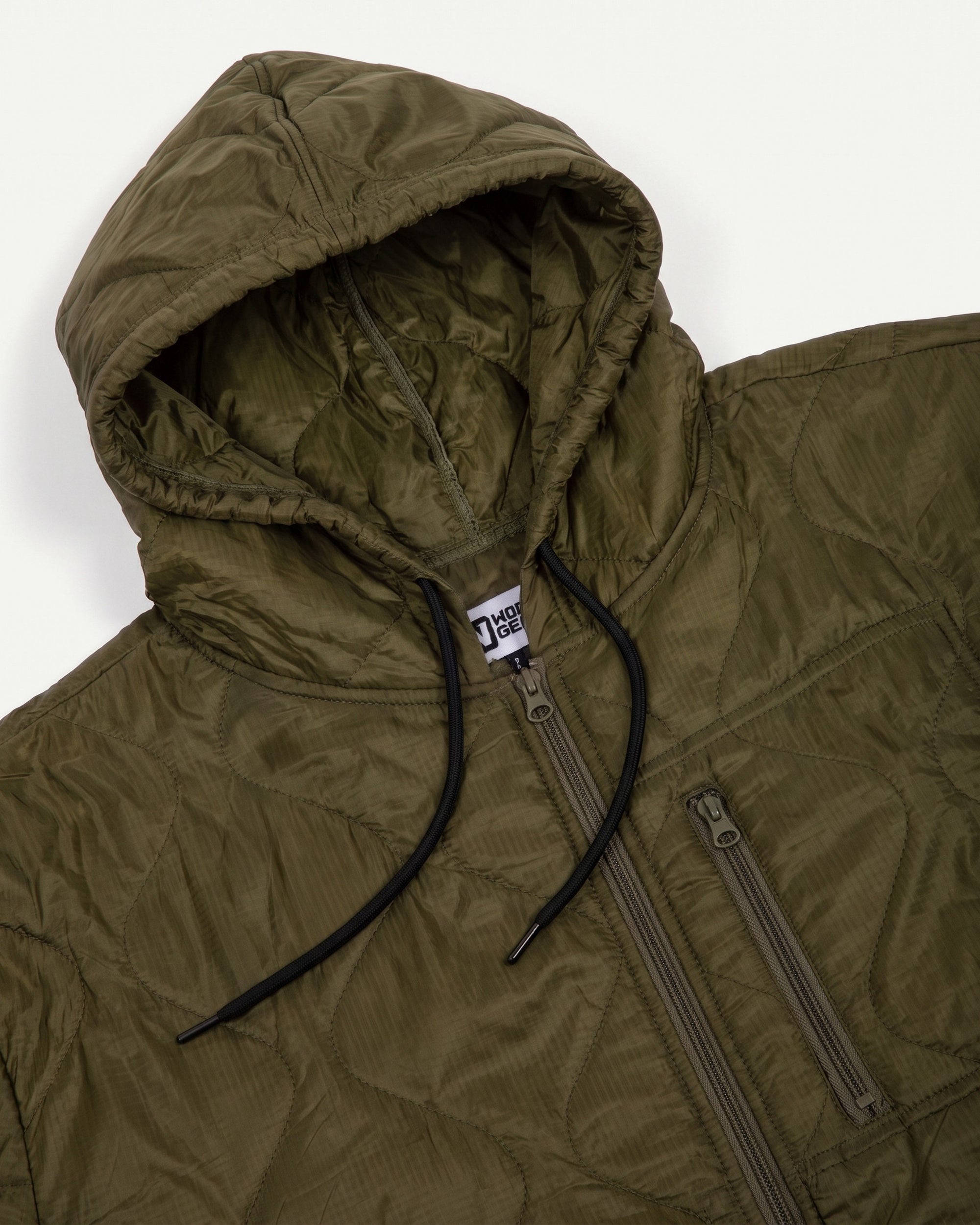 Ranger Green Woobie Jacket 2.0, hood