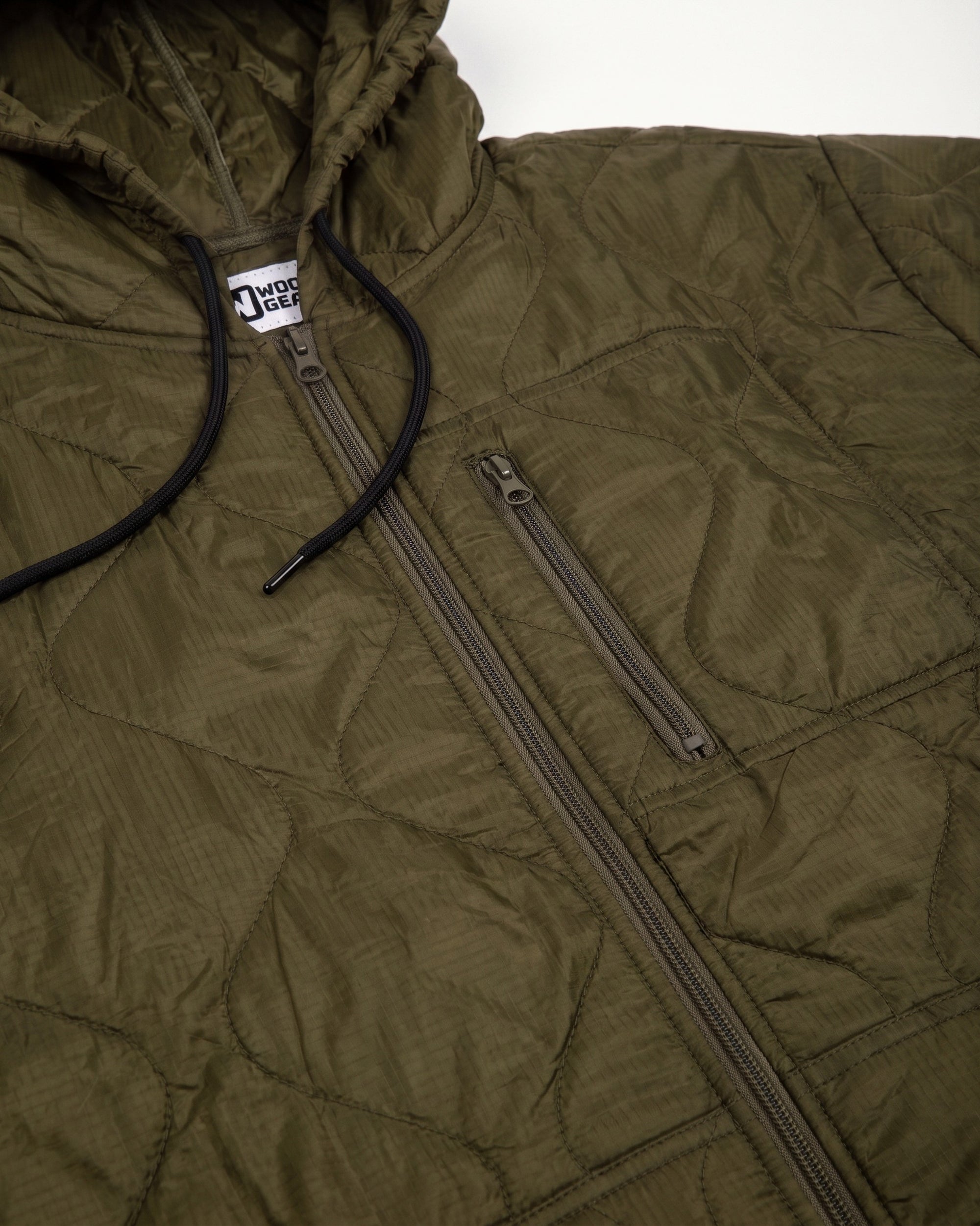 Ranger Green Woobie Jacket 2.0, chest pocket