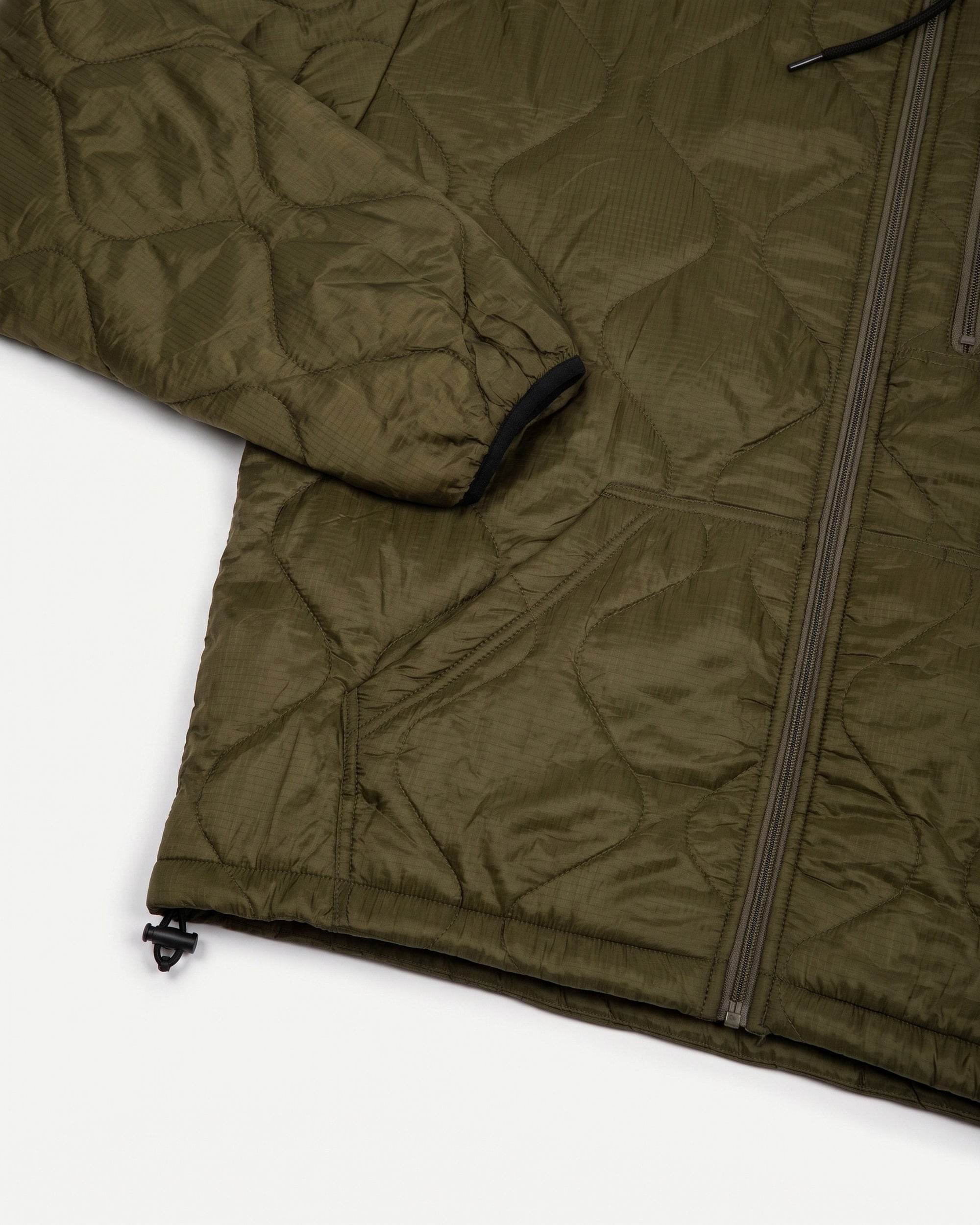 Ranger Green Woobie Jacket 2.0, hem cinch