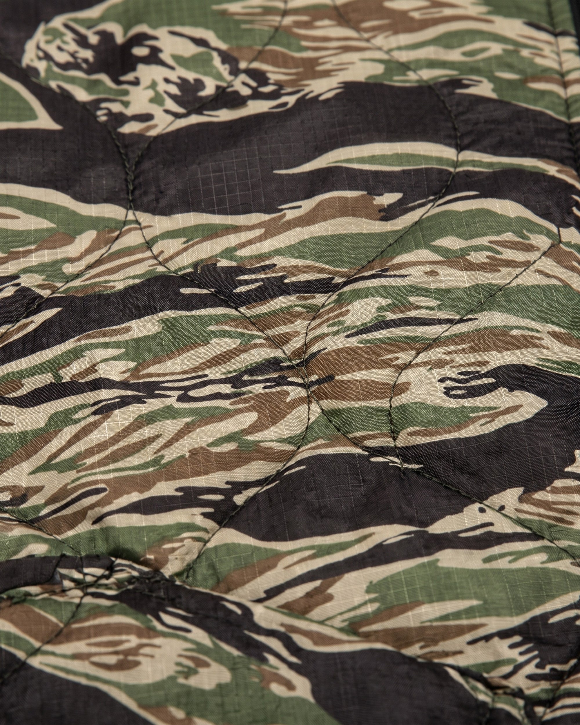 Tiger Stripe Woobie Jacket 2.0, fabric close-up