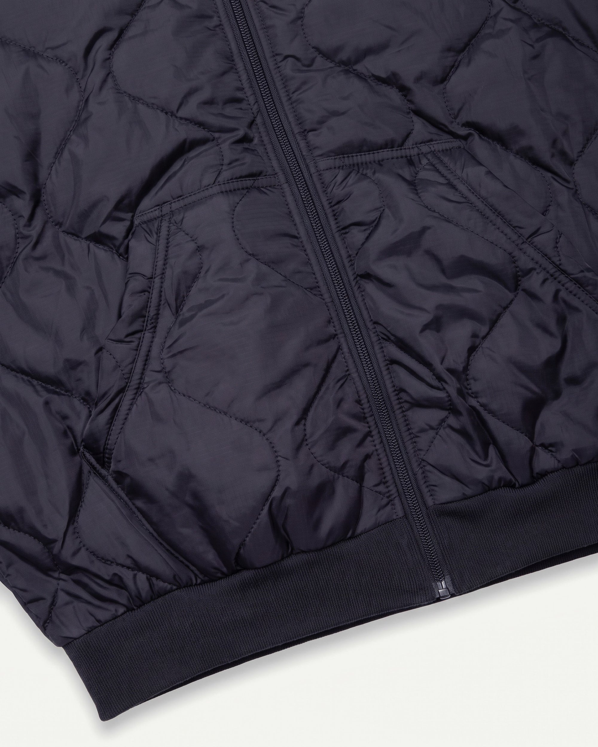 Black Woobie Jacket, zipper