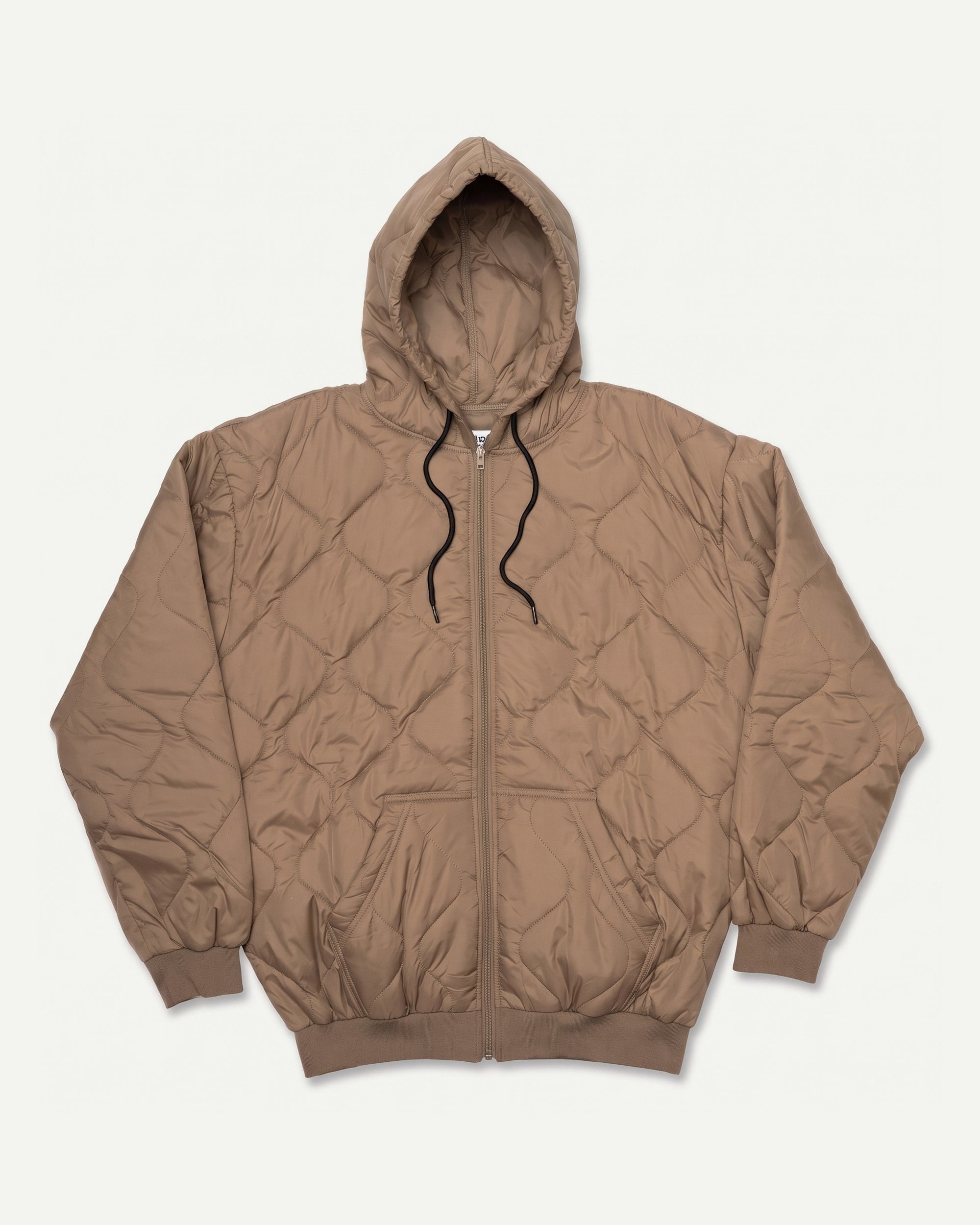 Coyote Tan Woobie Jacket, front view