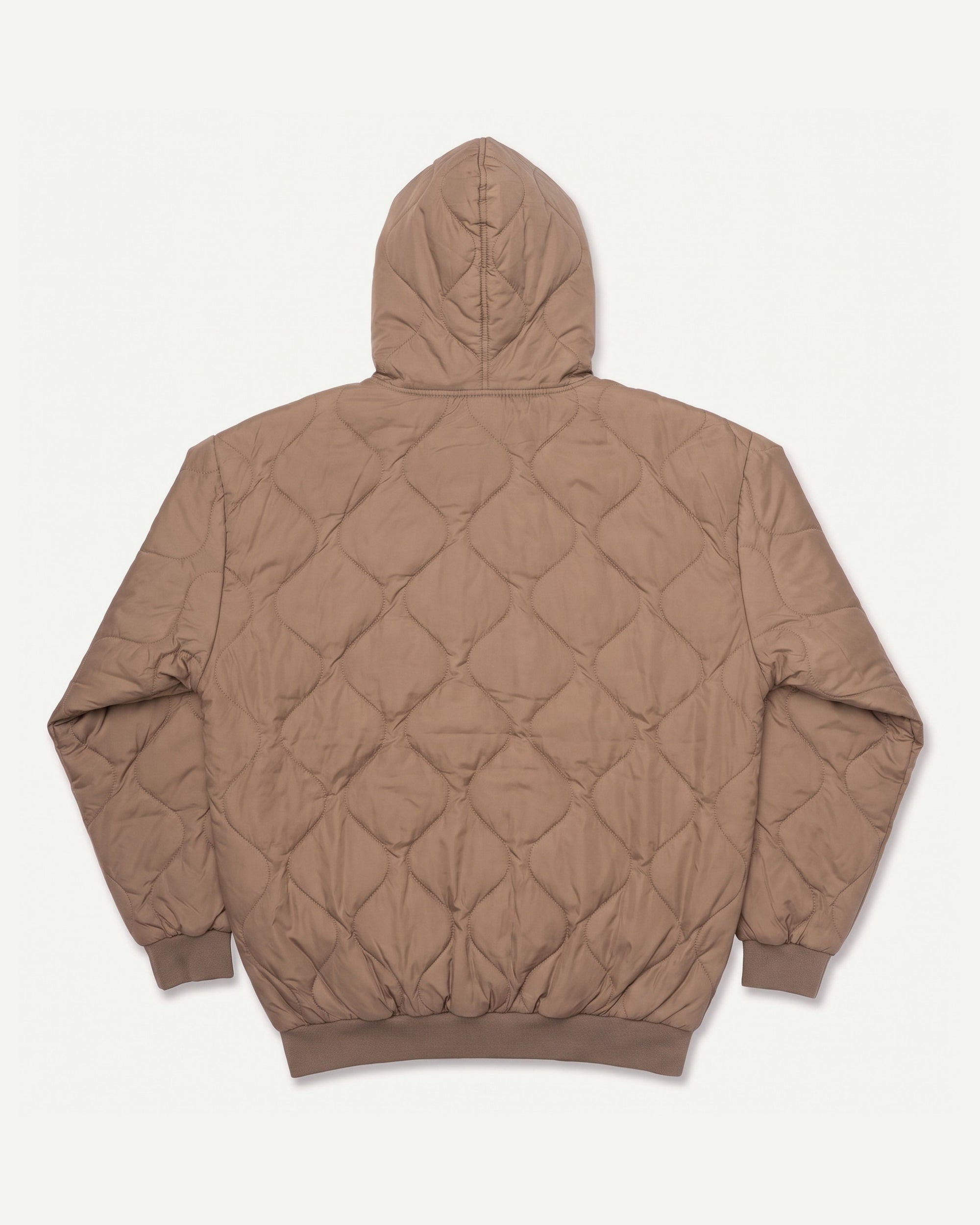 Coyote Tan Woobie Jacket, back view