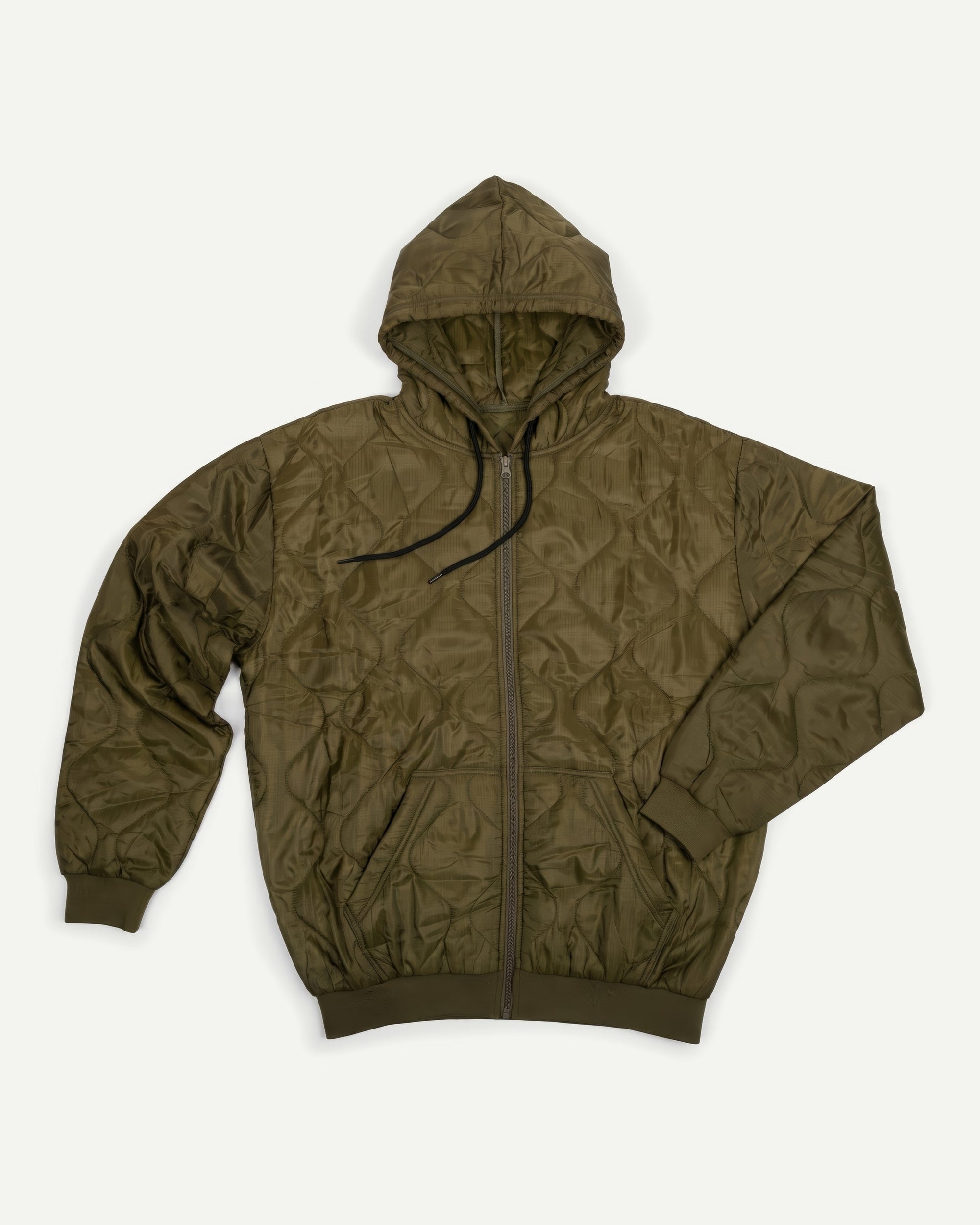 Ranger Green Woobie Jacket, front view