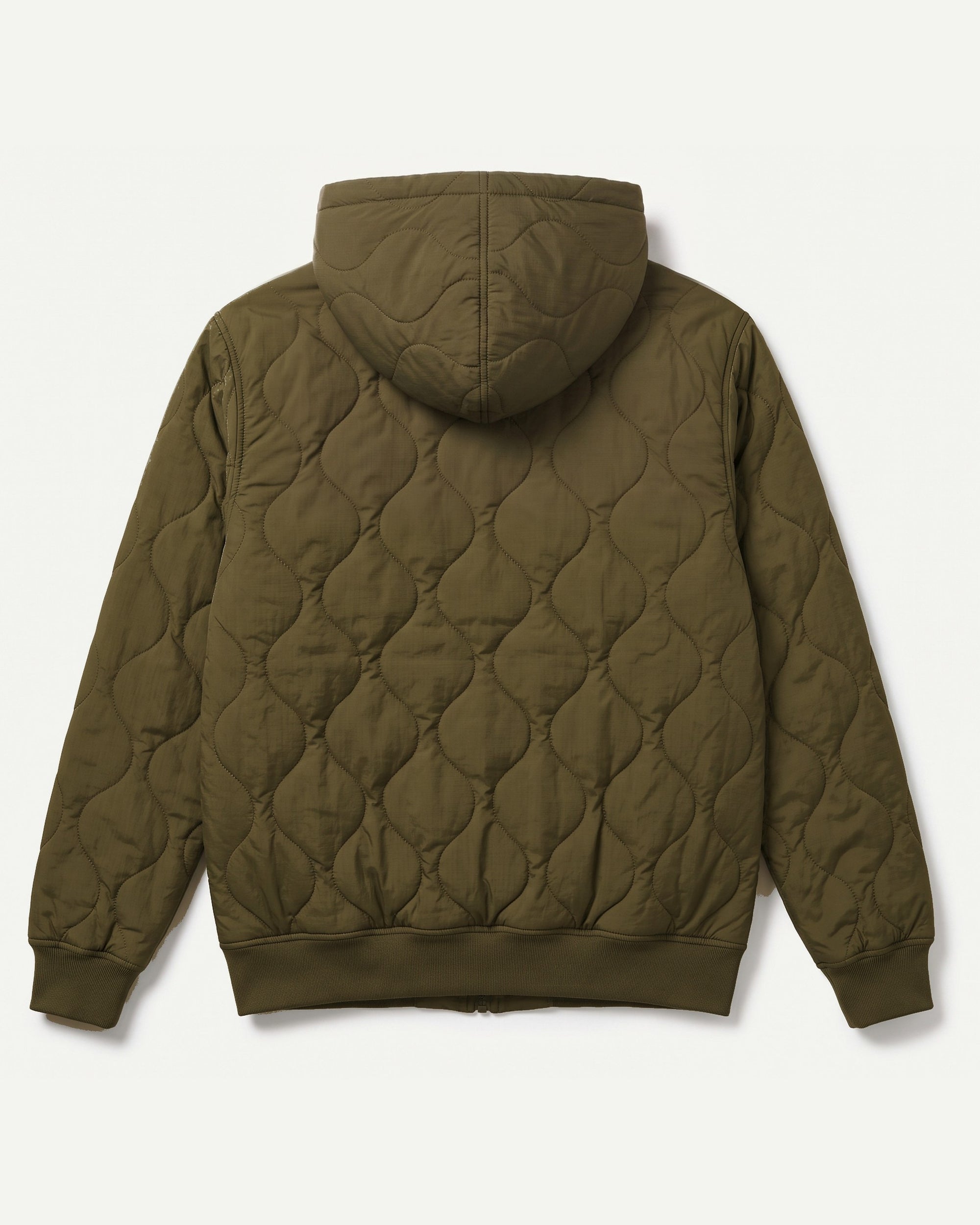 Ranger Green Woobie Jacket, back view