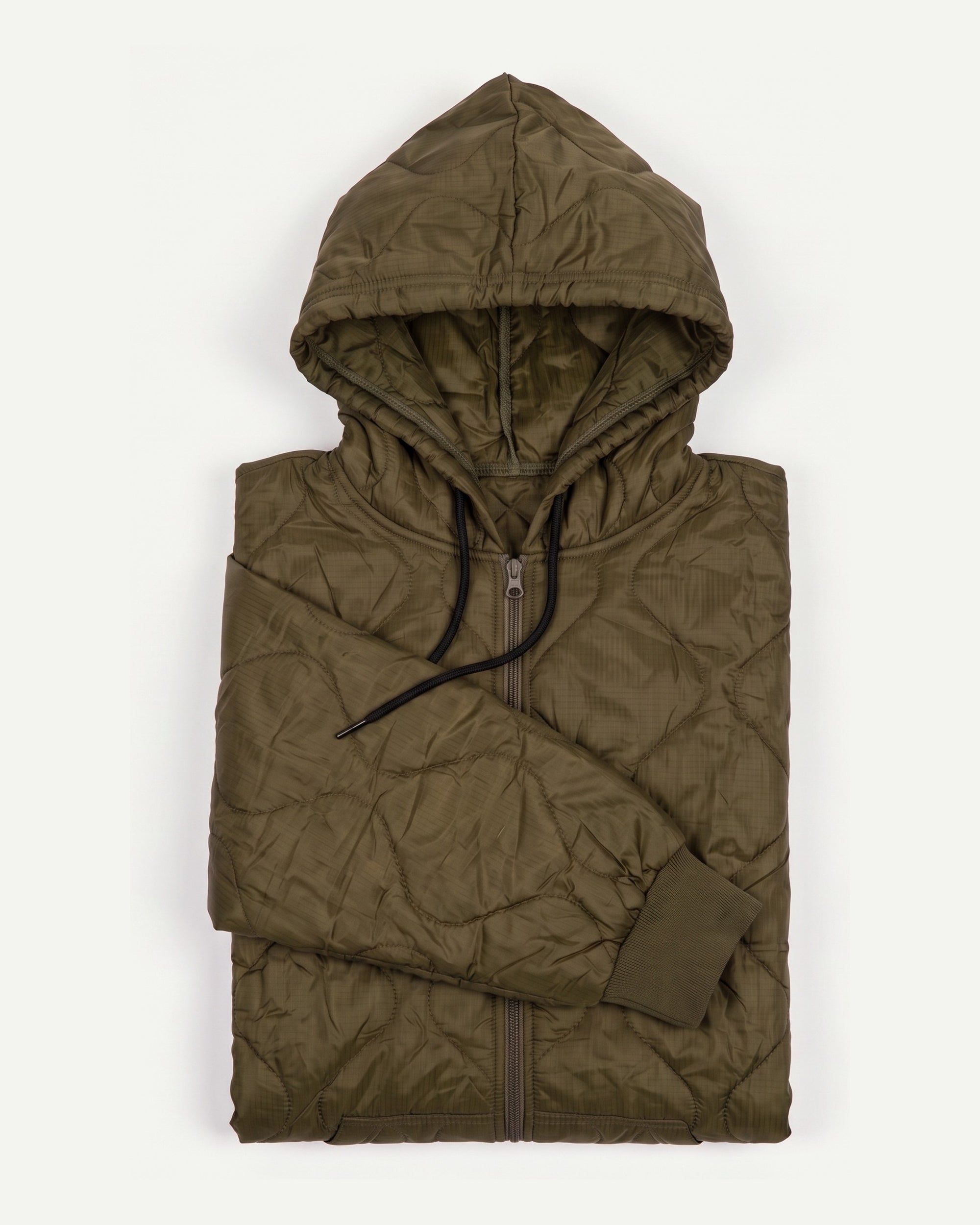 Ranger Green Woobie Jacket, folded