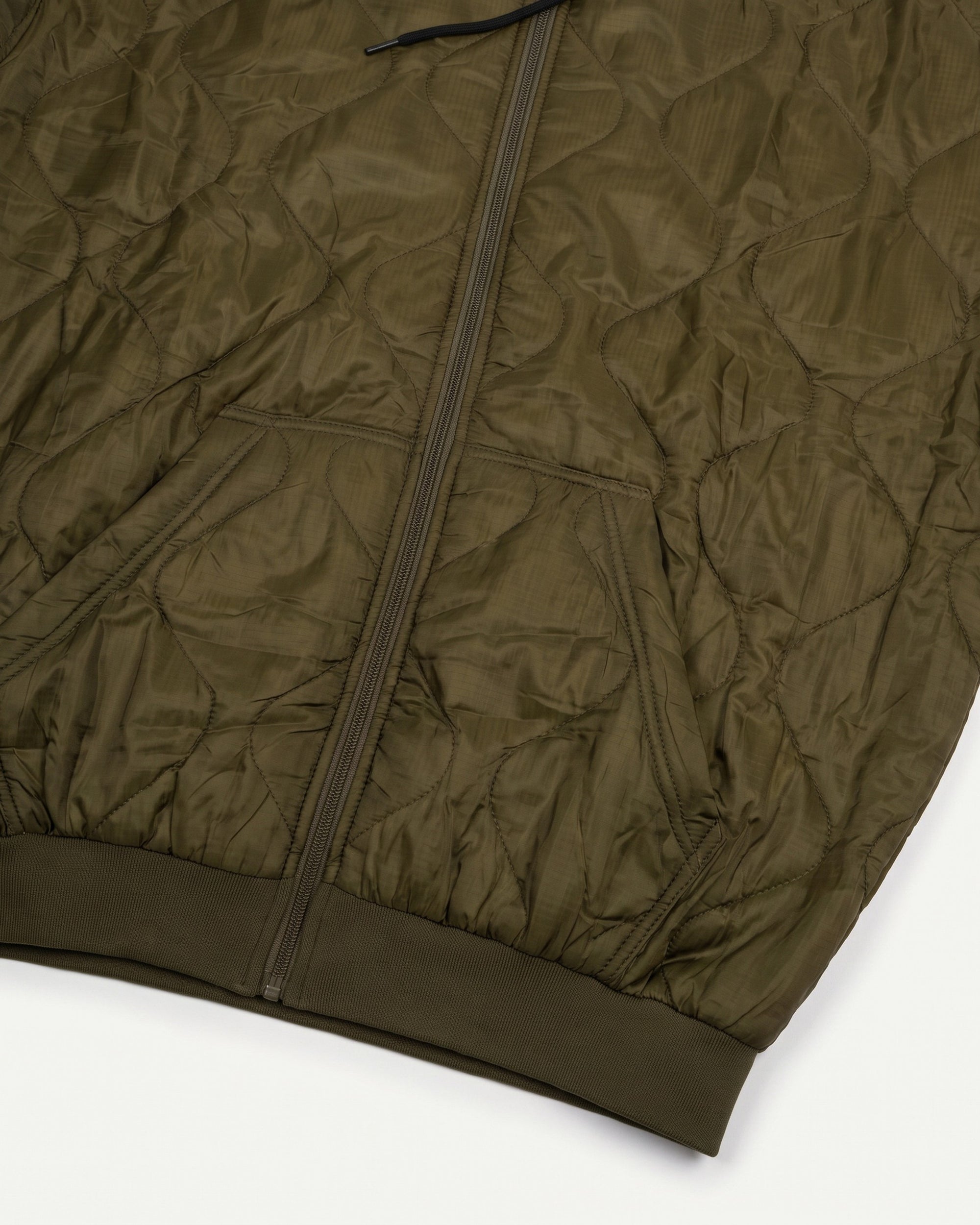 Ranger Green Woobie Jacket, zipper