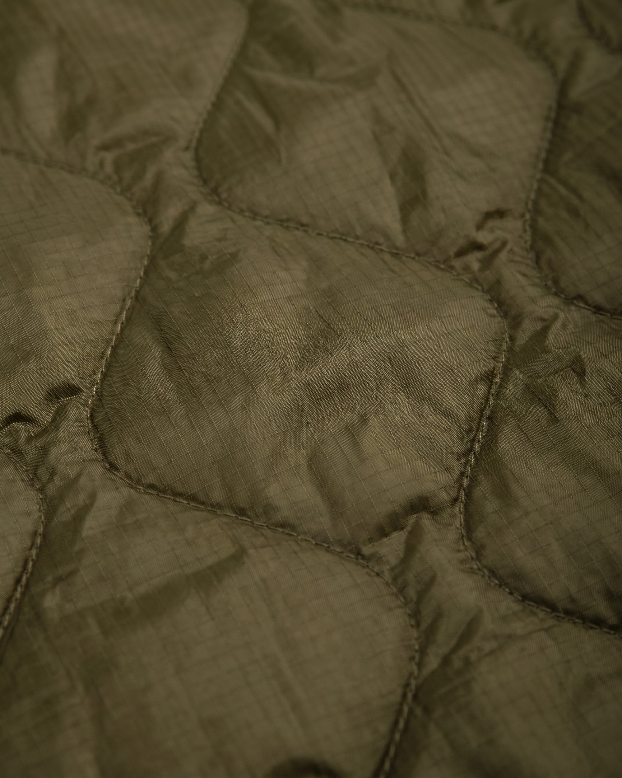 Ranger Green Woobie Jacket, fabric close-up