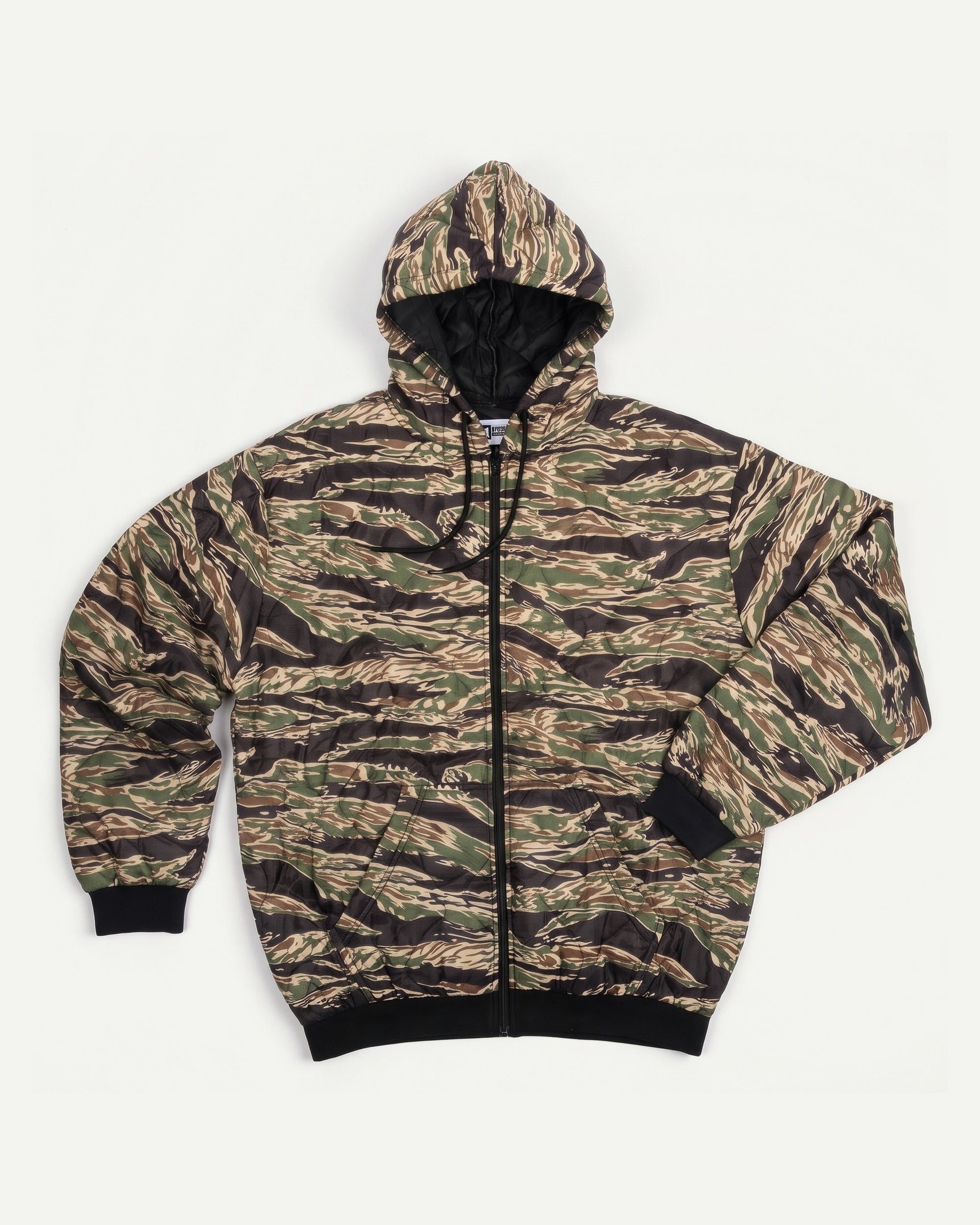 Tiger Stripe Woobie Jacket, front view