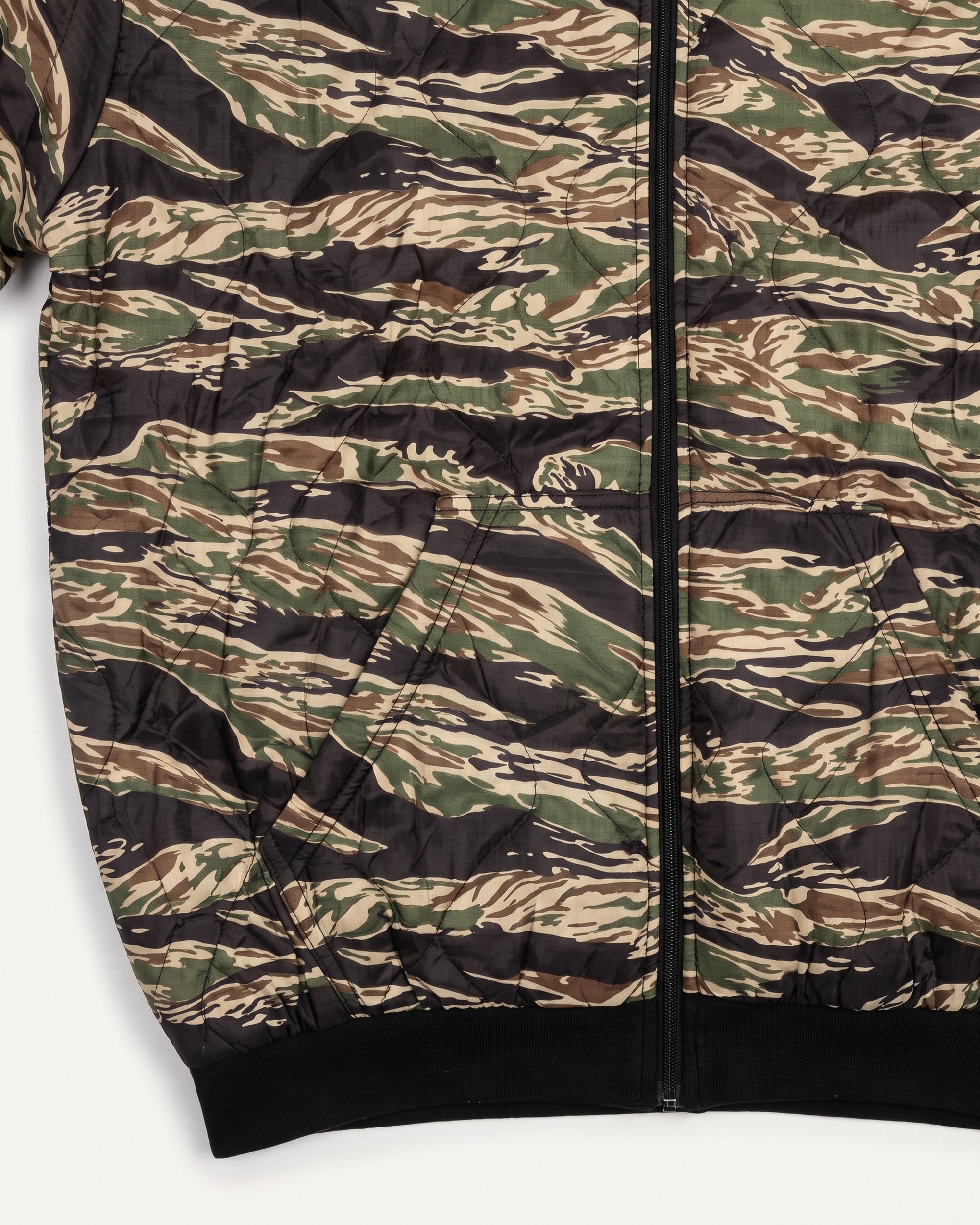 Tiger Stripe Woobie Jacket, zipper