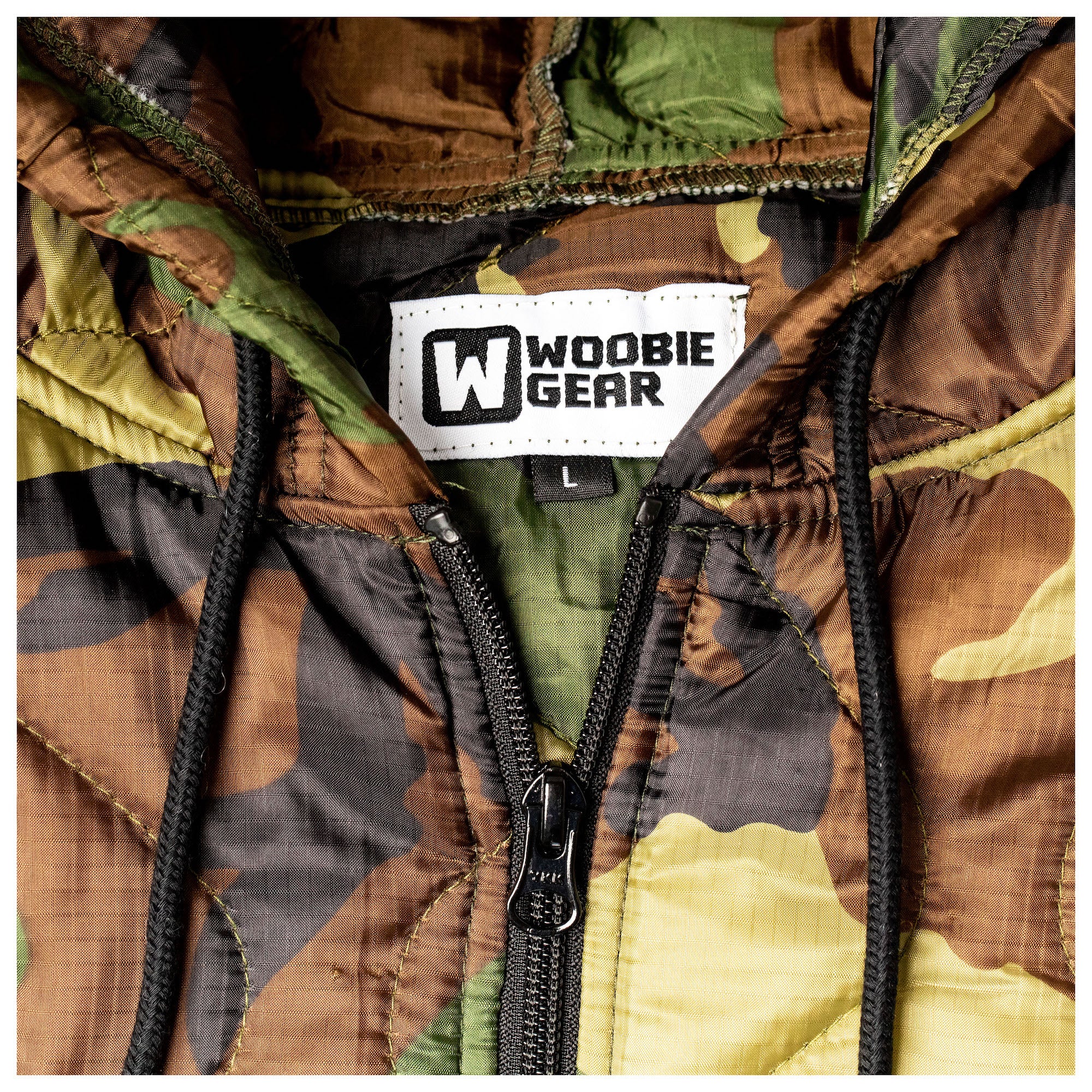Woobie Jacket — Rip Stop Nylon construction detail