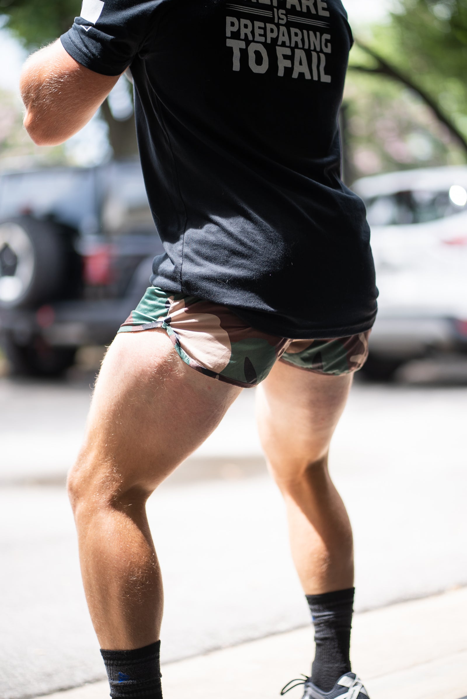 Woobie Silkies — military-inspired running shorts